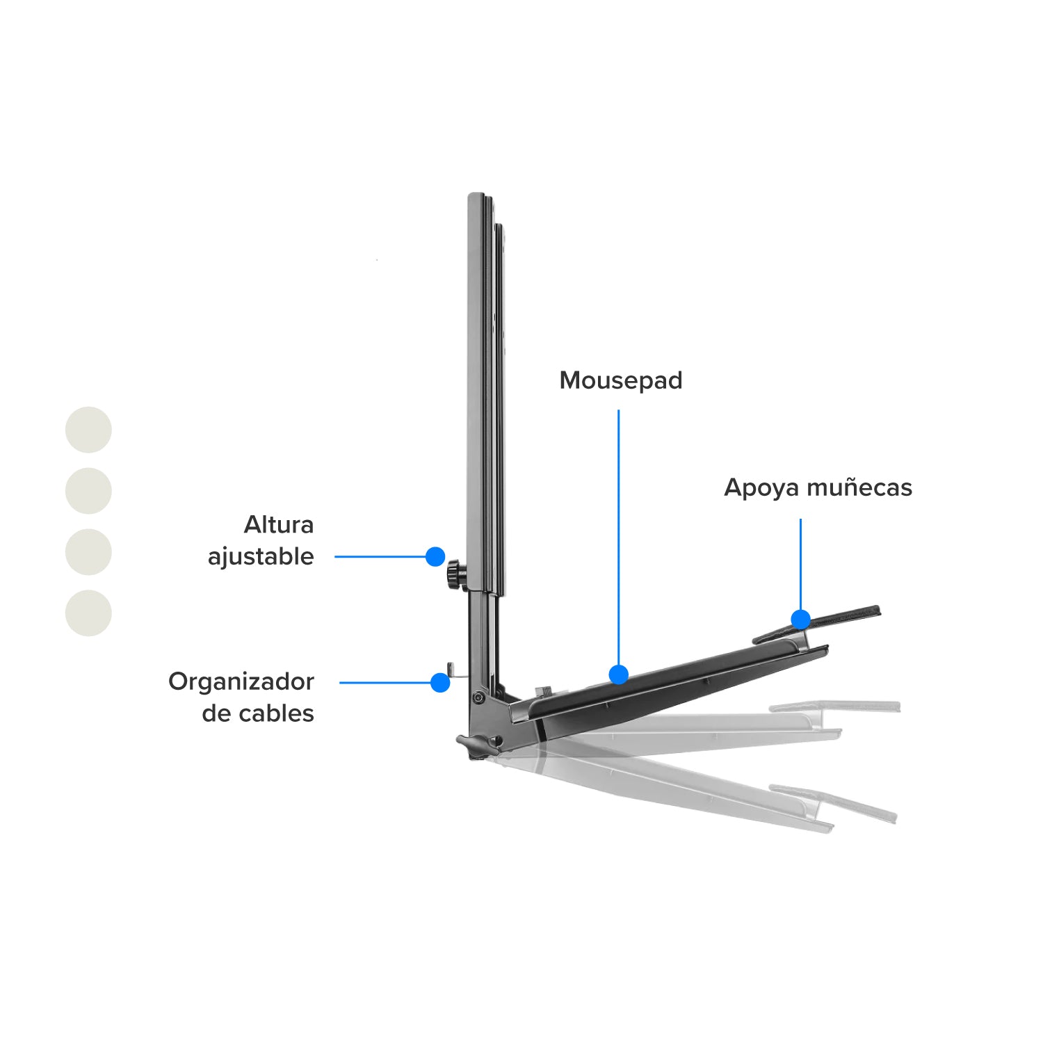 Bandeja Metálica Para Teclado