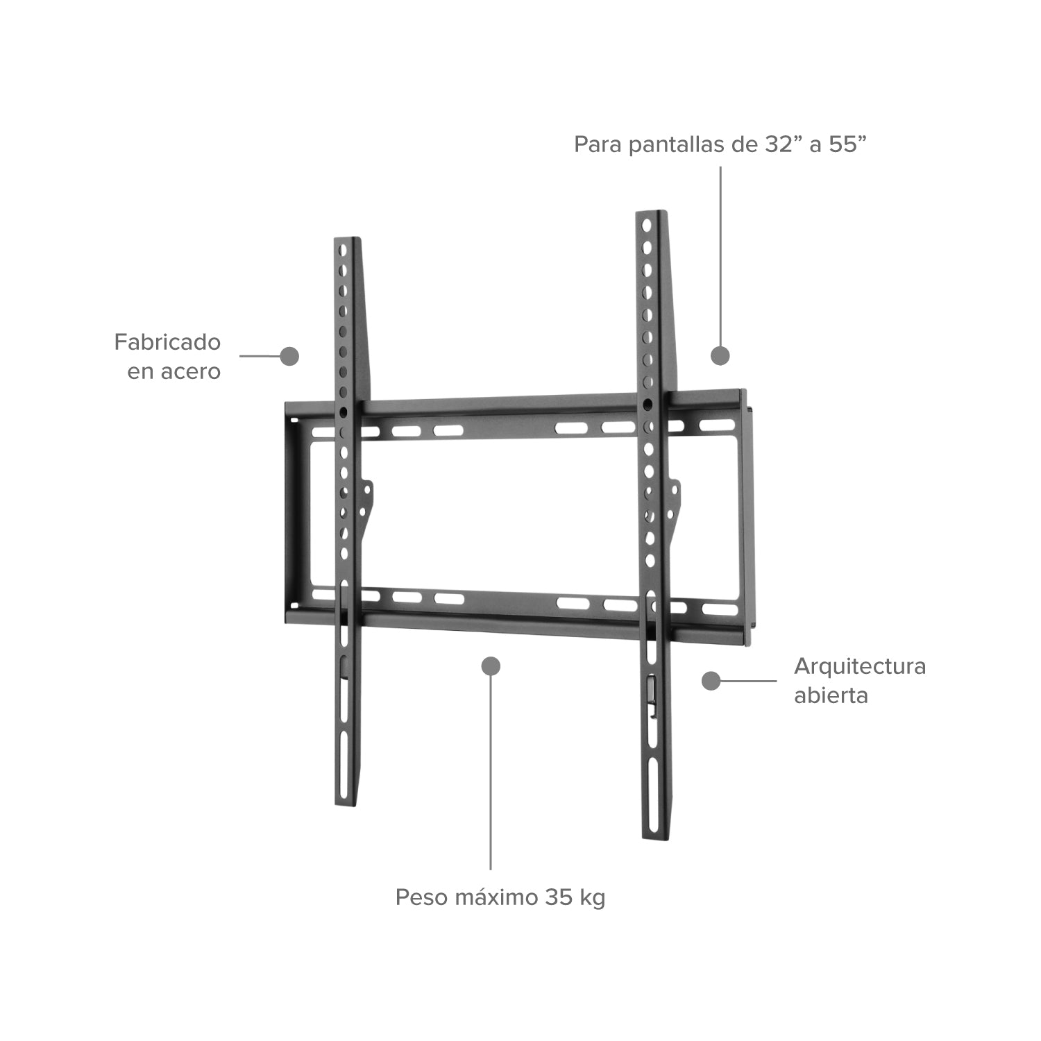 Soporte para TV Fijo de Pared 32"-55"