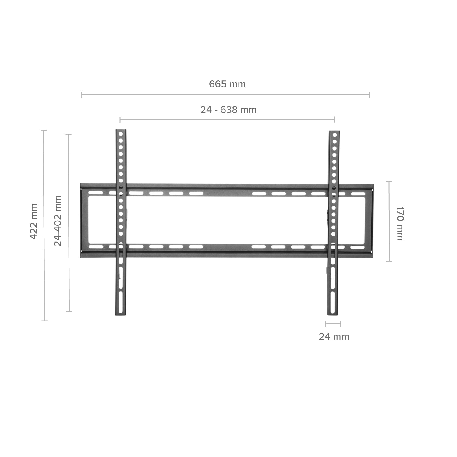 Soporte para TV Fijo de Pared 37"-70"