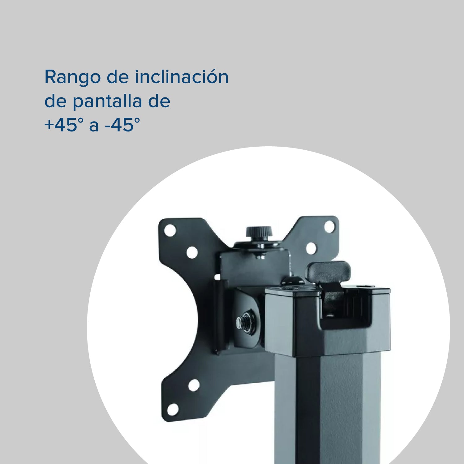 Soporte Brazo Pedestal Flexigas Sencillo Hasta 27"