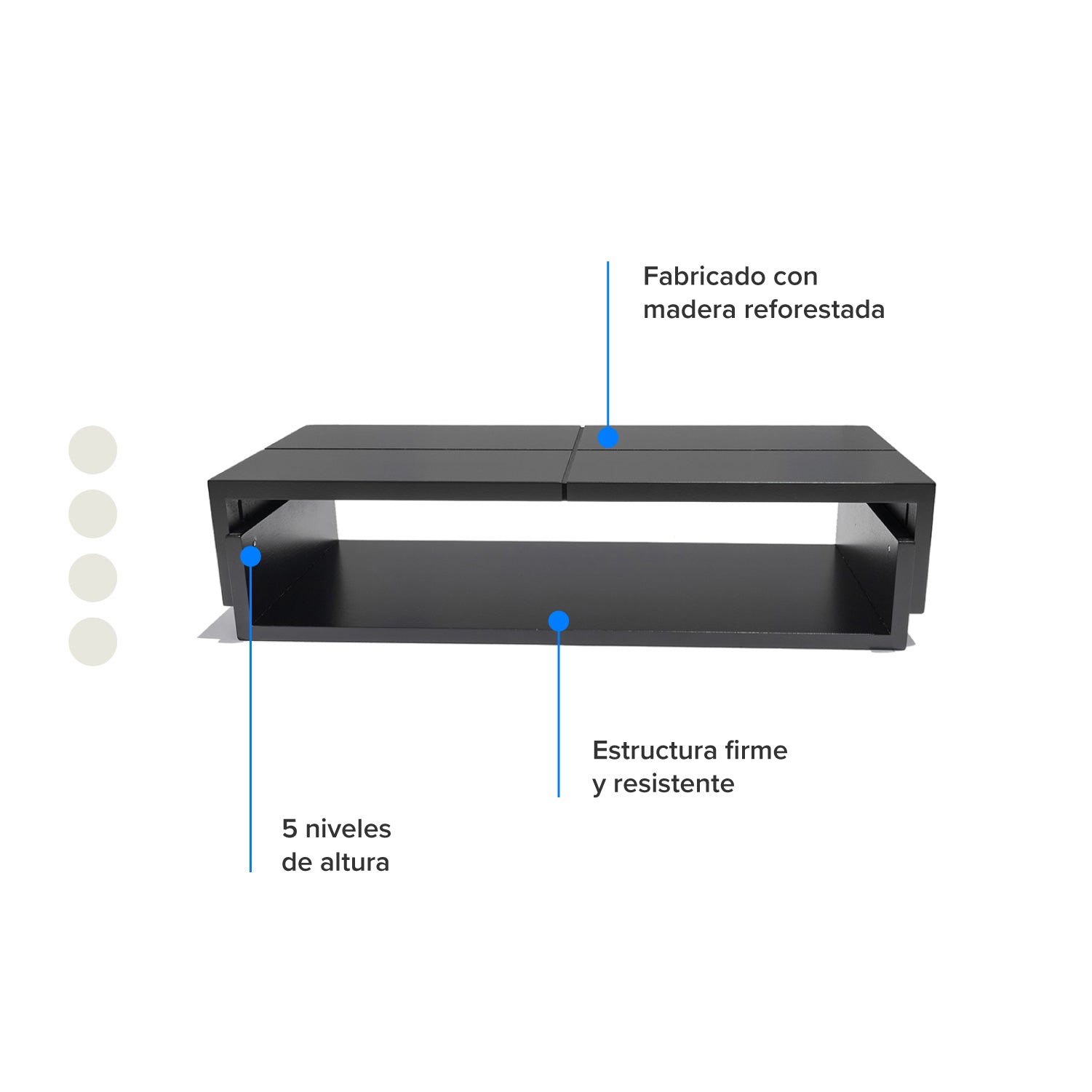 Soporte para PC Todo en Uno Ajustable 5 Alturas