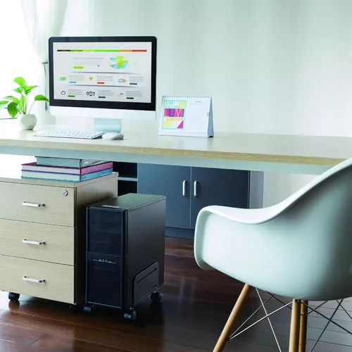 Soporte CPU Metálico con Rodachinas