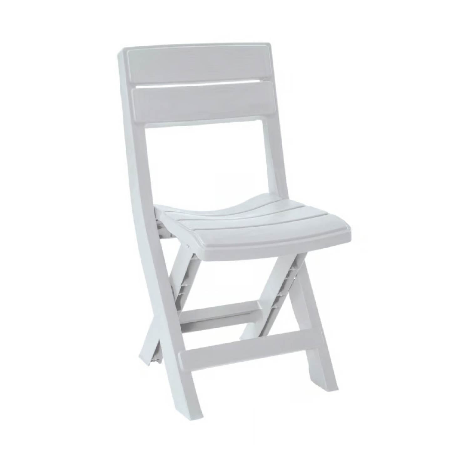 Silla Plástica Plegable Luma Gris