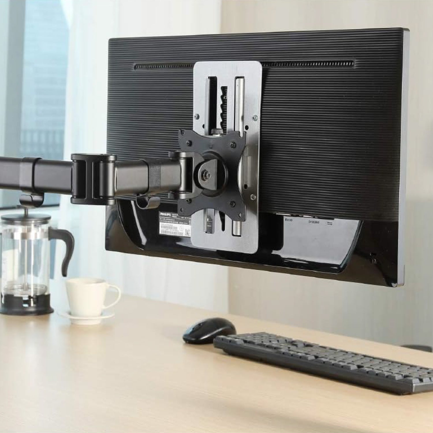 ADAPTADOR BRAZO PARA MONITOR ALTURA + 15 CM – Ergonomus CO