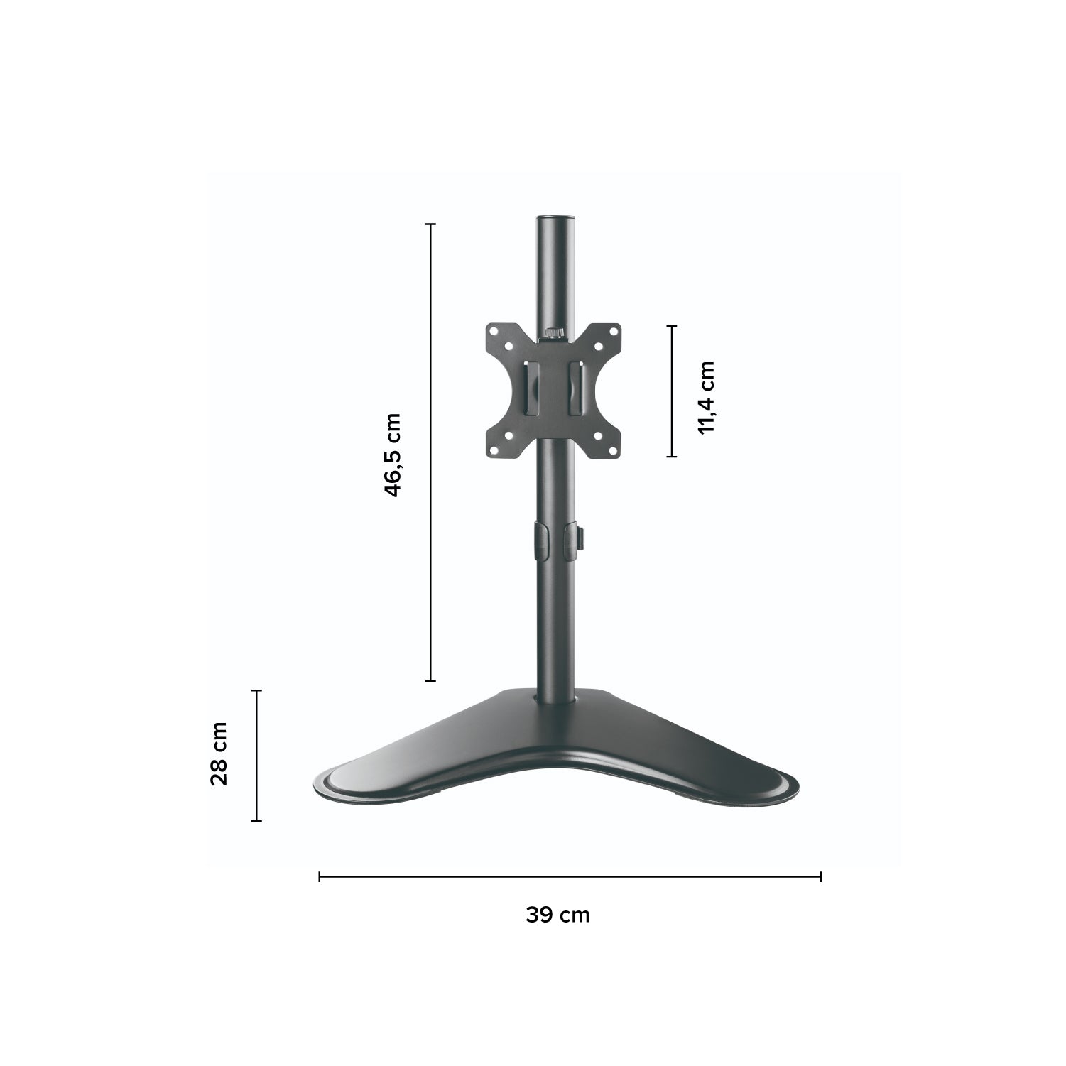 Combo 5 Soportes Brazo Monitor Pedestal Sencillo hasta 27"