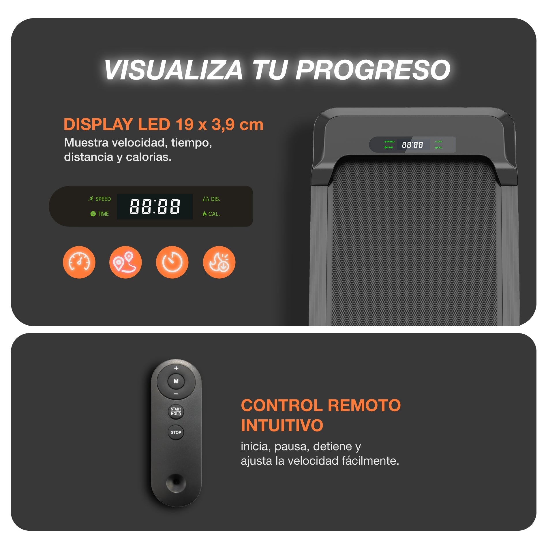 Combo Escritorio Eléctrico Blanco + Caminadora W6