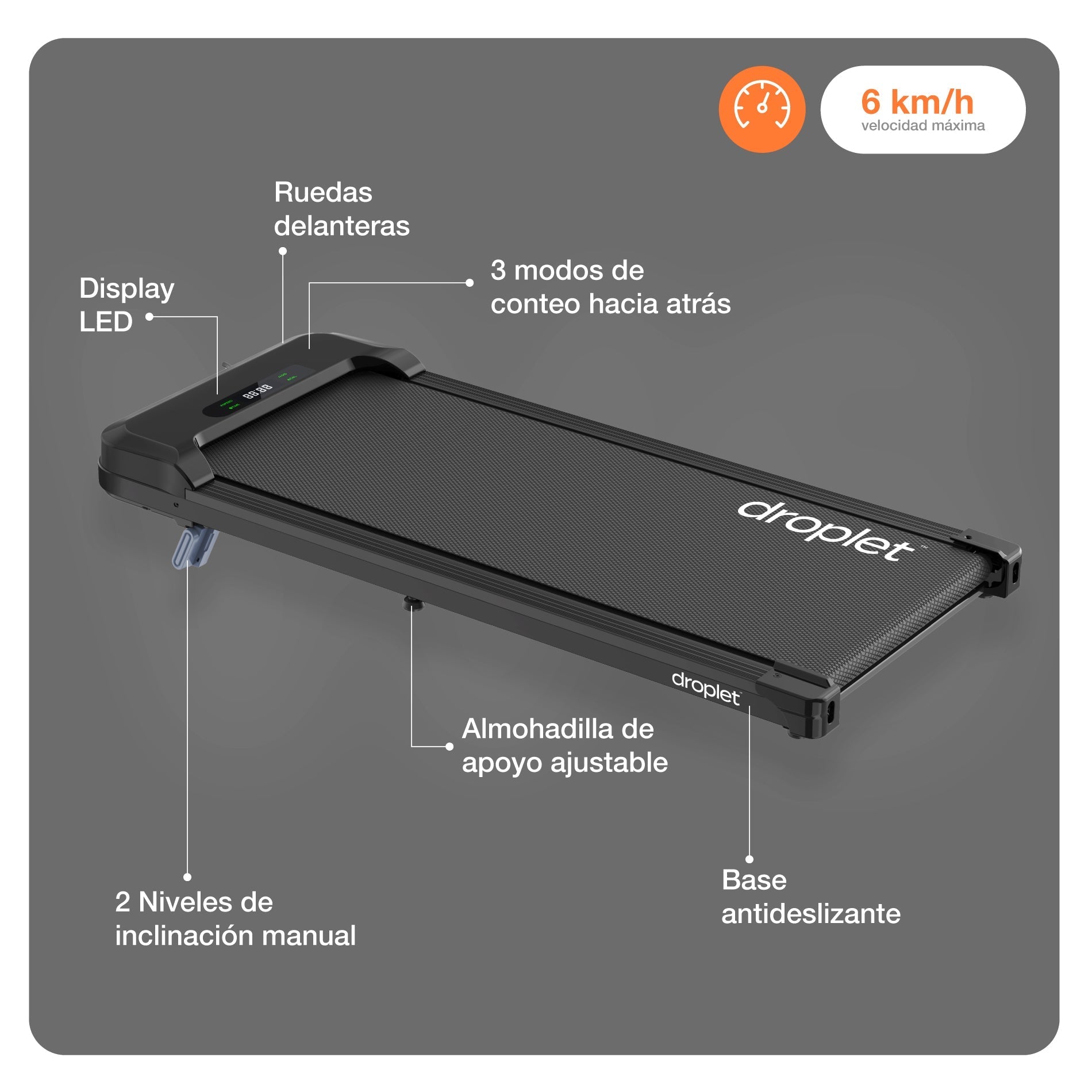 Caminadora Compacta W6