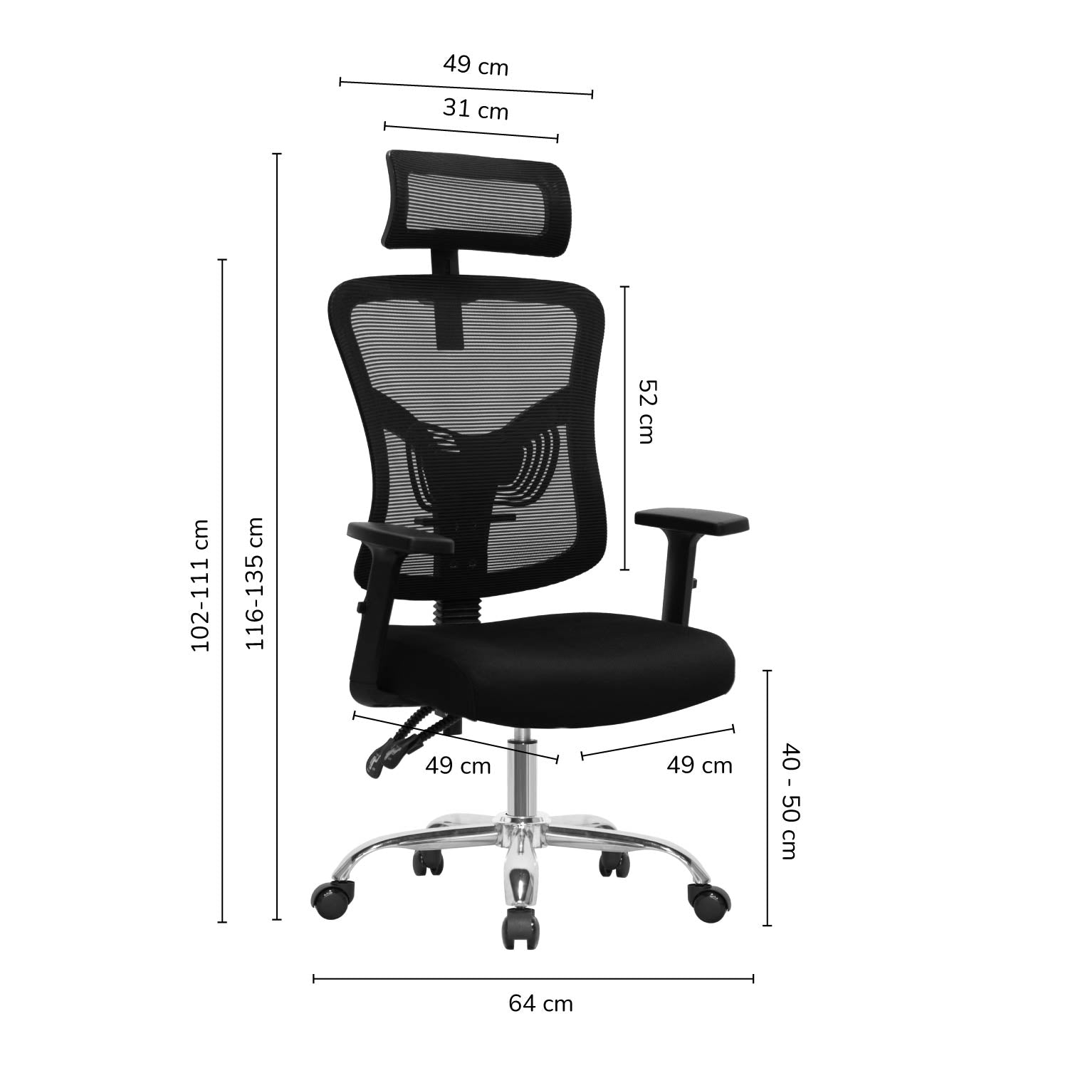 Silla de Oficina Presidente Ankara