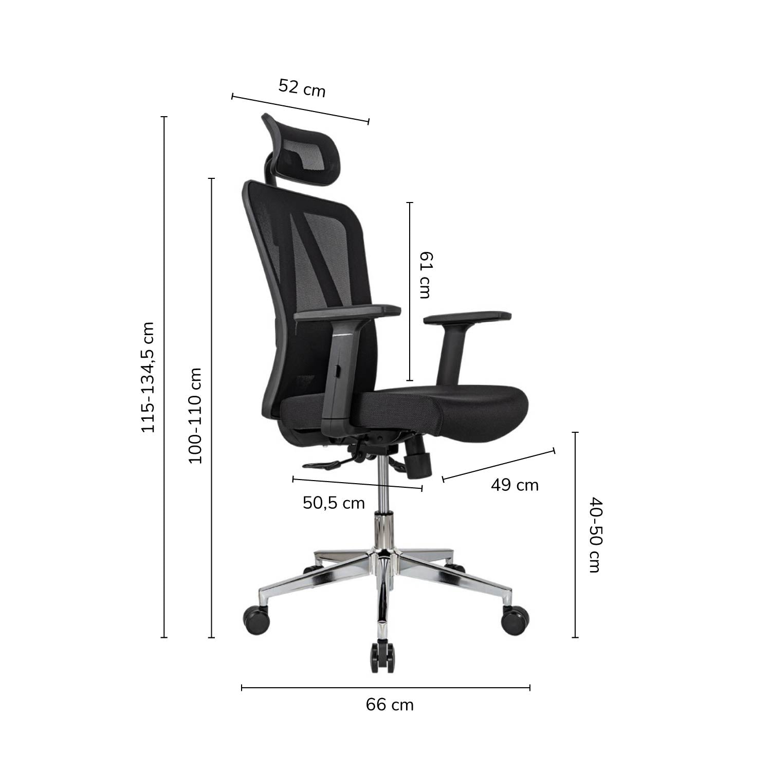 Silla de Oficina Presidente Nairobi Premium