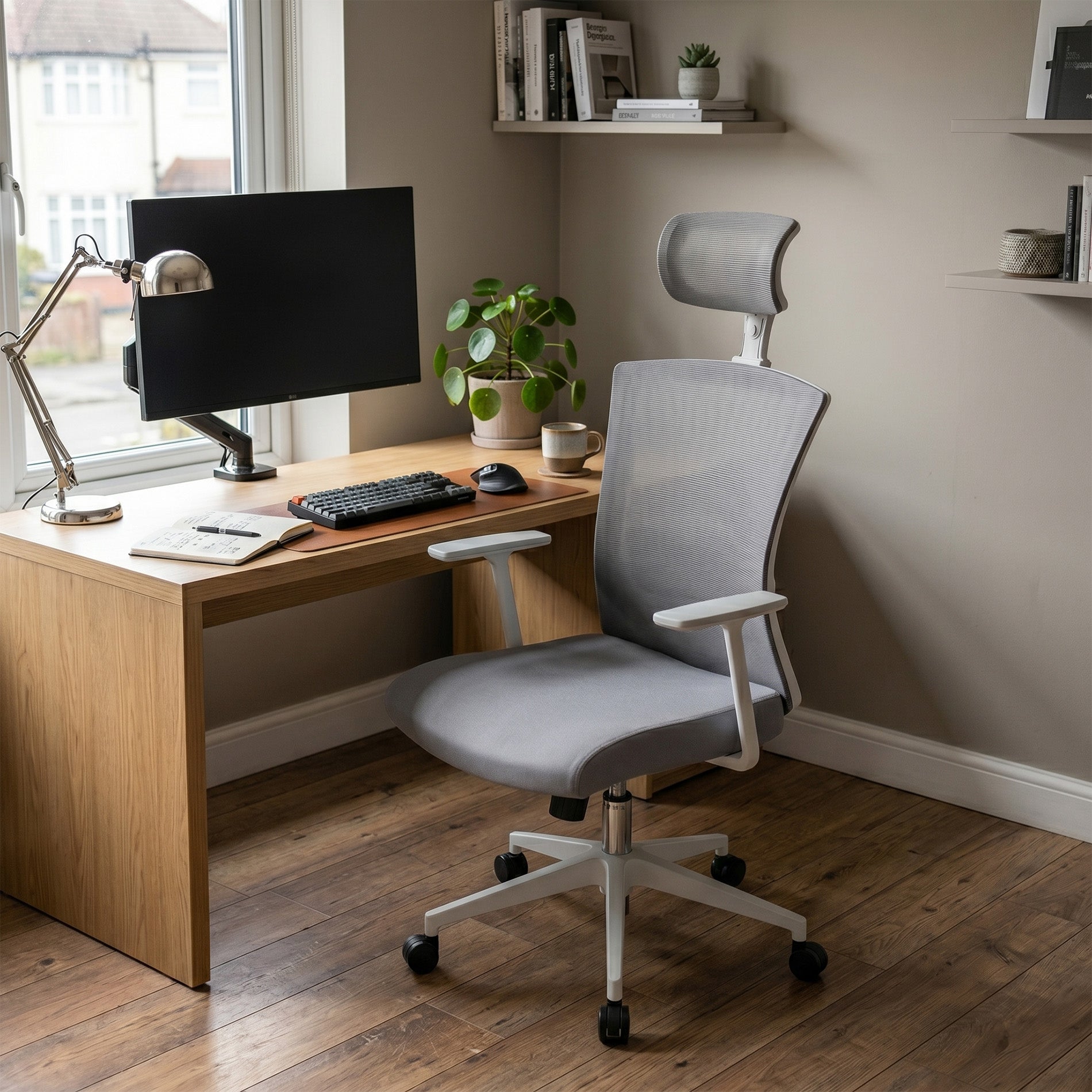 Silla de Oficina Presidente Niza Gris