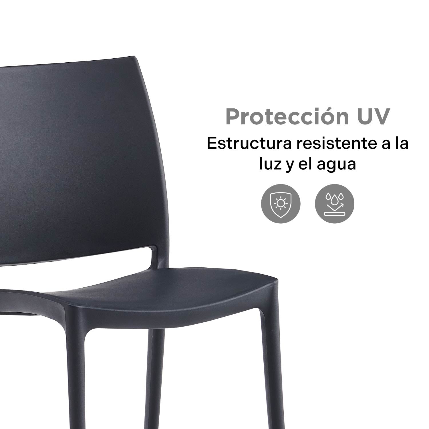 Silla Plástica Classic Protección UV