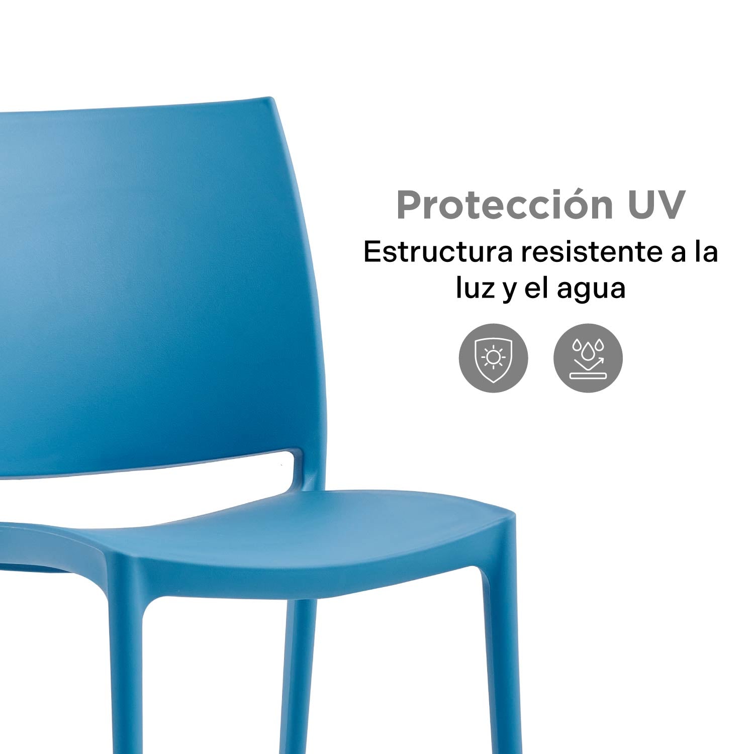 Silla Plástica Classic Protección UV