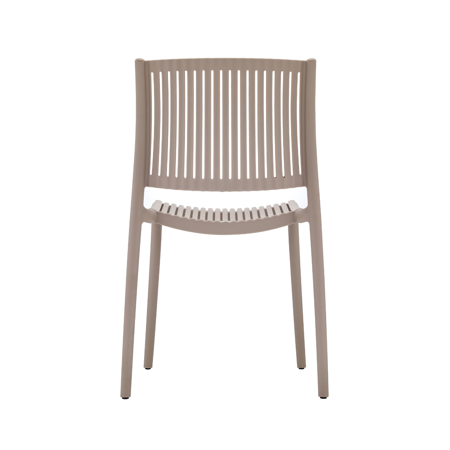 Set 4 Sillas Plásticas Classic Varilladas Beige