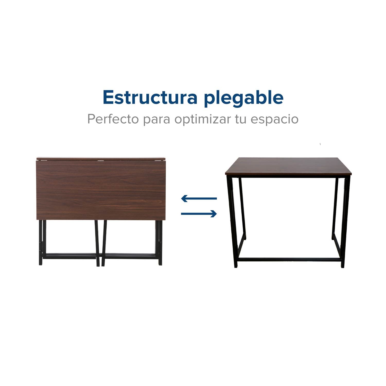 Escritorio Plegable Wengué Café