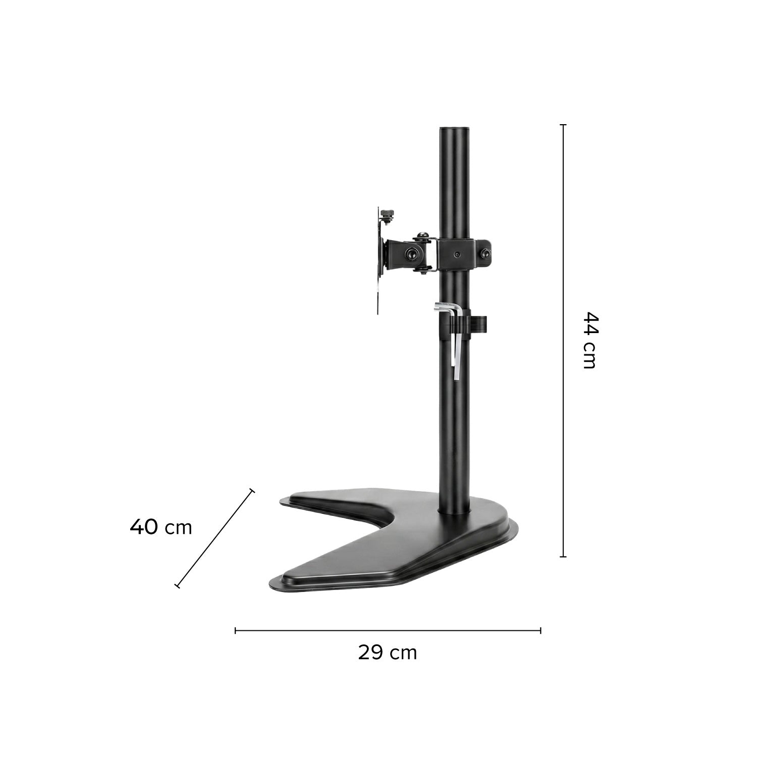 Soporte Brazo Monitor Pedestal Sencillo hasta 32"