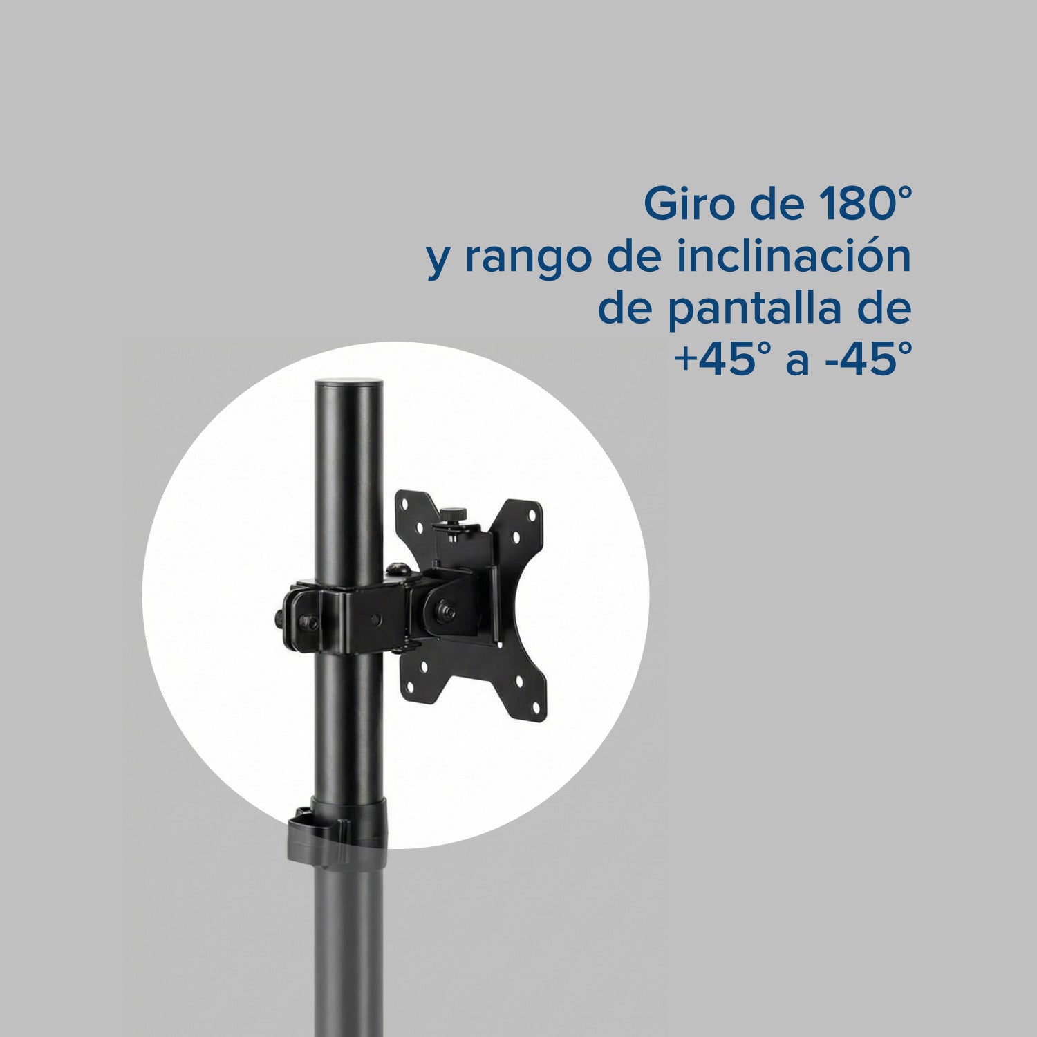 Soporte Brazo Monitor Pedestal Sencillo hasta 32"