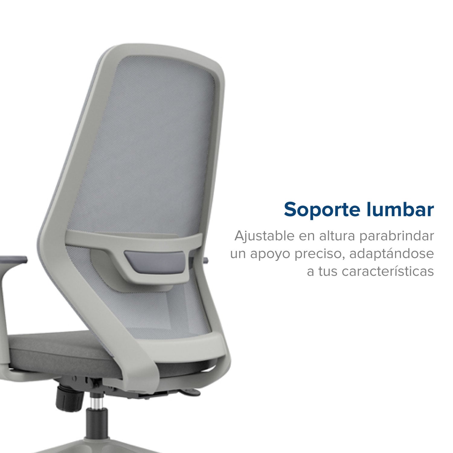 Silla de Oficina Gerente Eron Gris