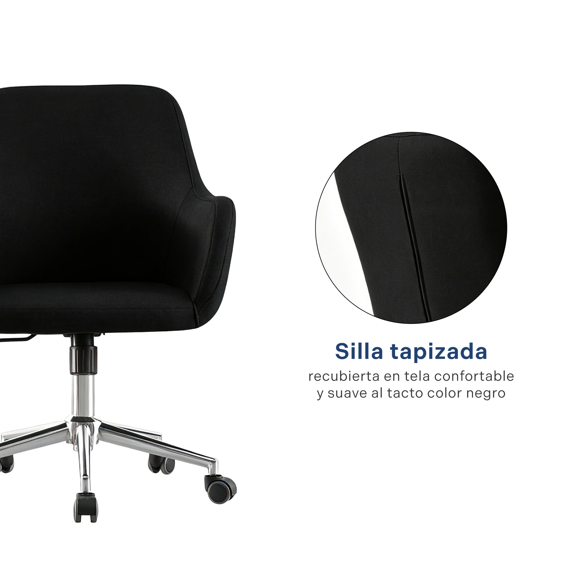 Silla de Oficina Magnolia Negra
