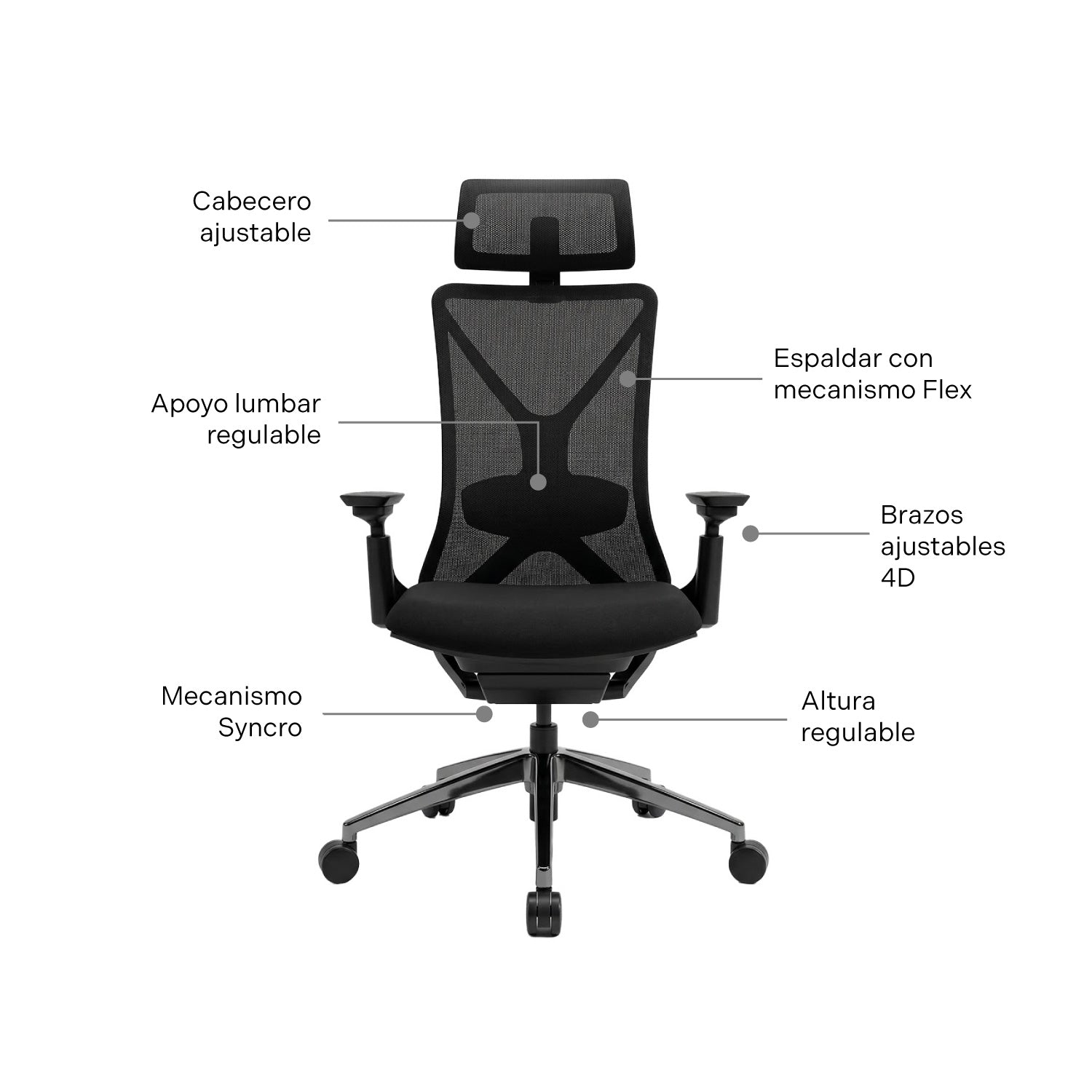 Silla Gerente Flex Premium