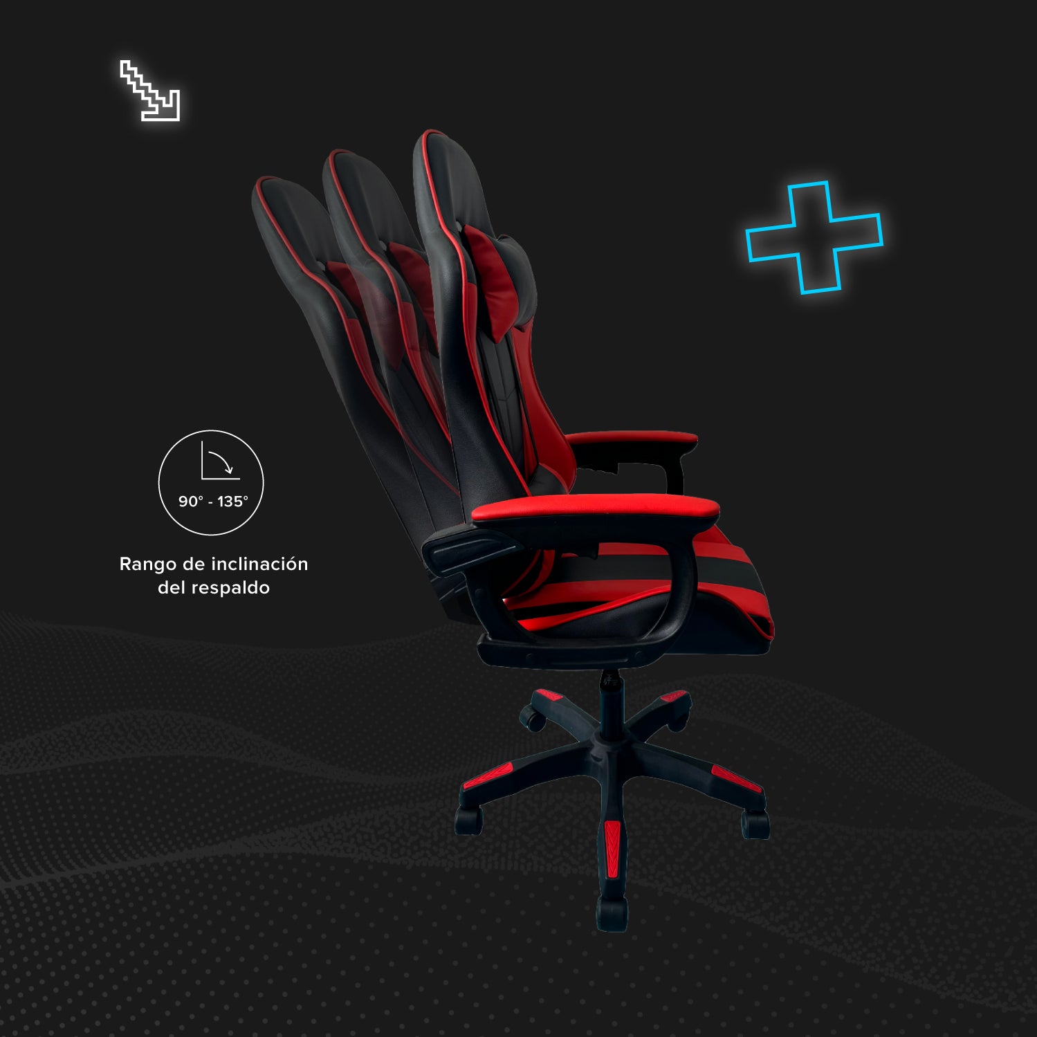 Silla Gamer Ness Ergonómica Reclinable