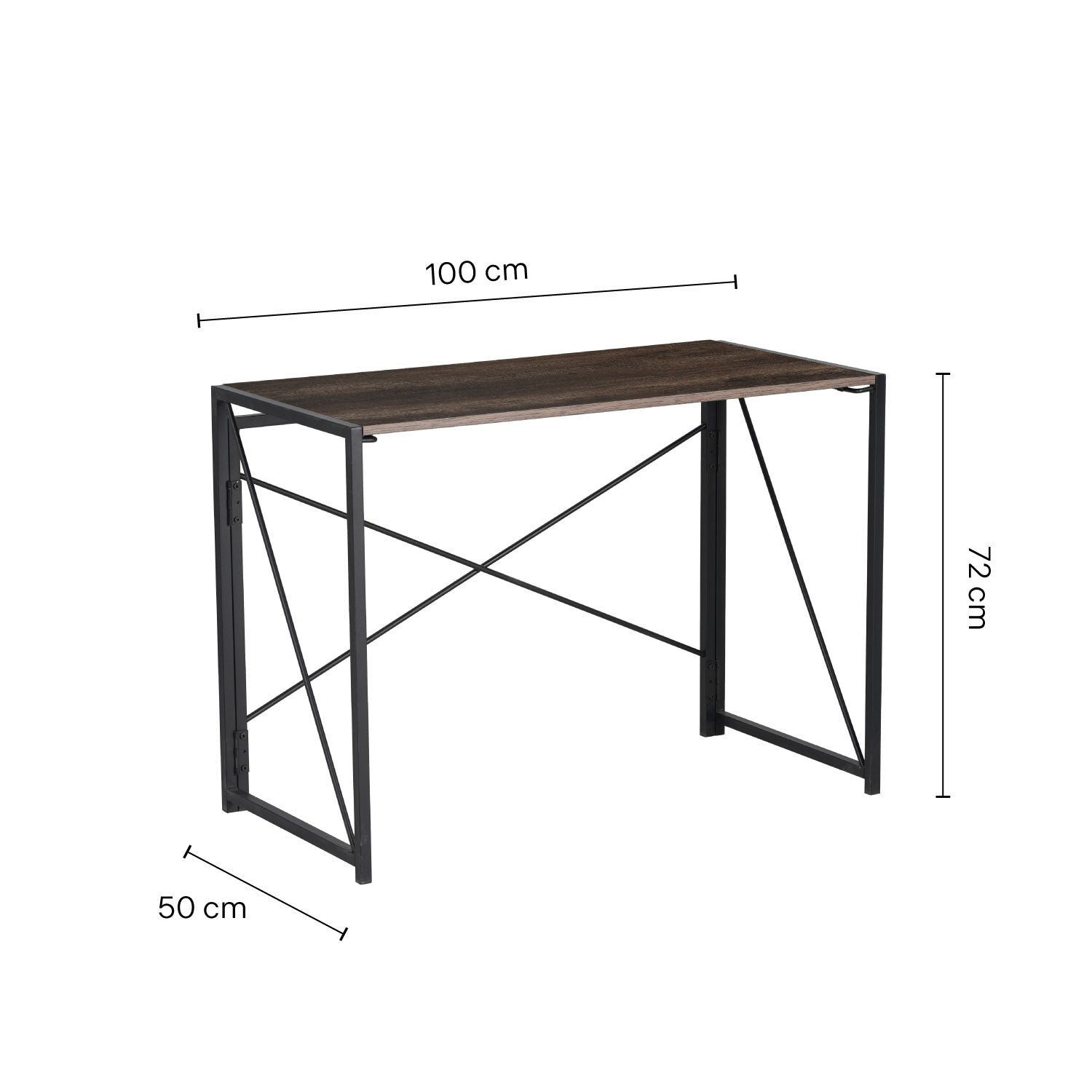 Escritorio Plegable Walnut Café