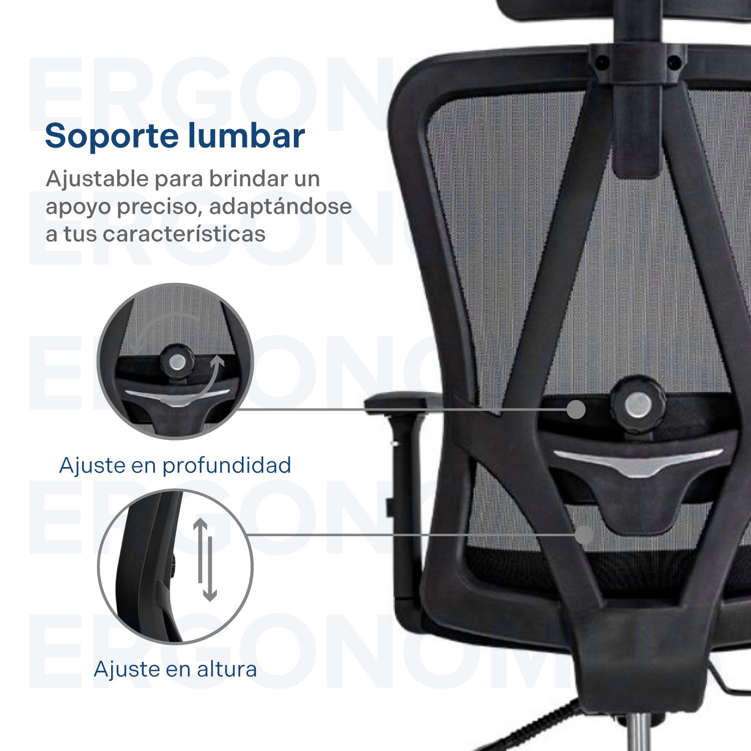 Silla de Oficina Presidente Nairobi Premium