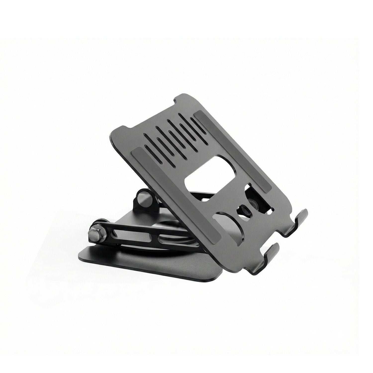 Base Soporte Para Portátil Metálico Negro