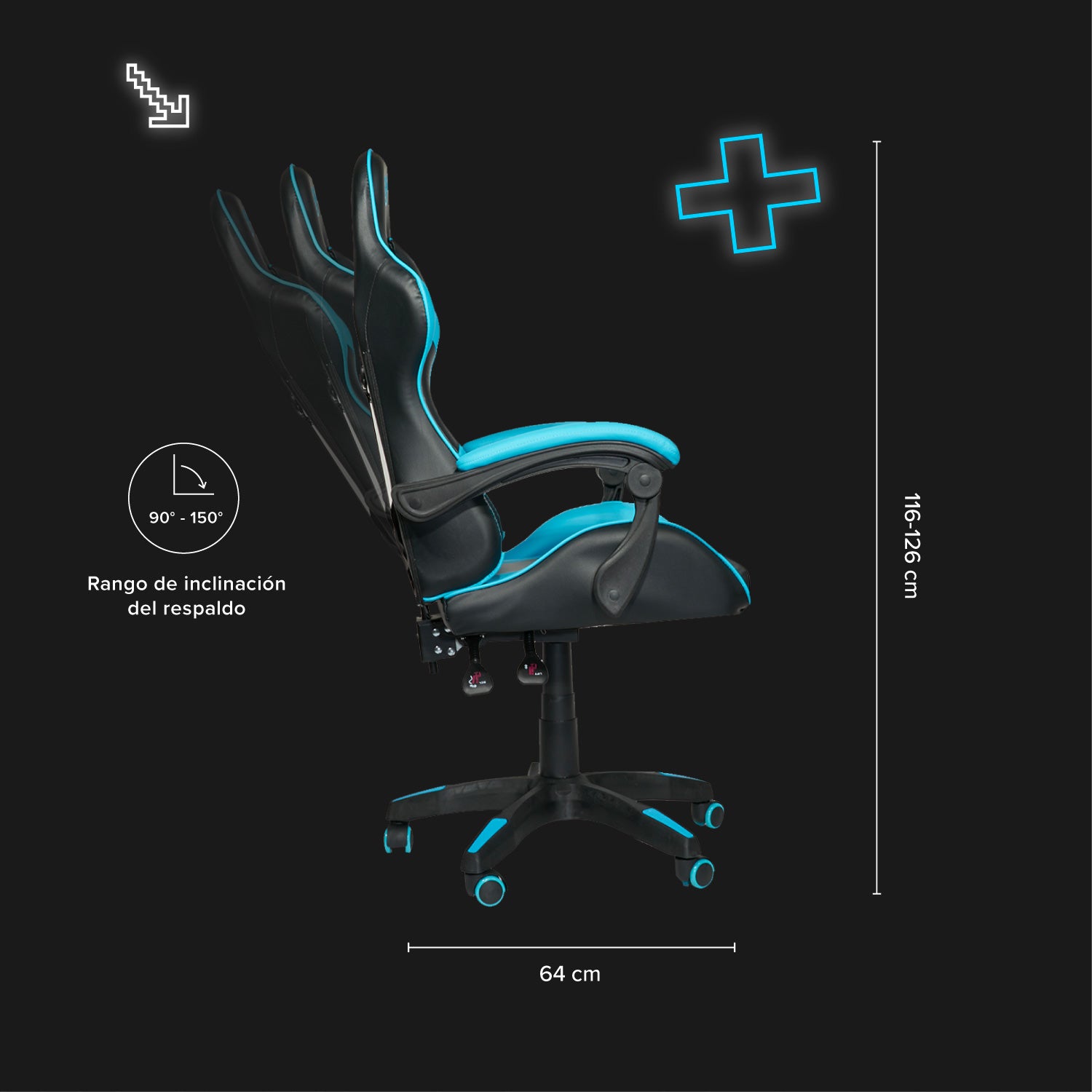 Silla Gamer Njoytech By Halten Ergonómica Con Cojín Cervical