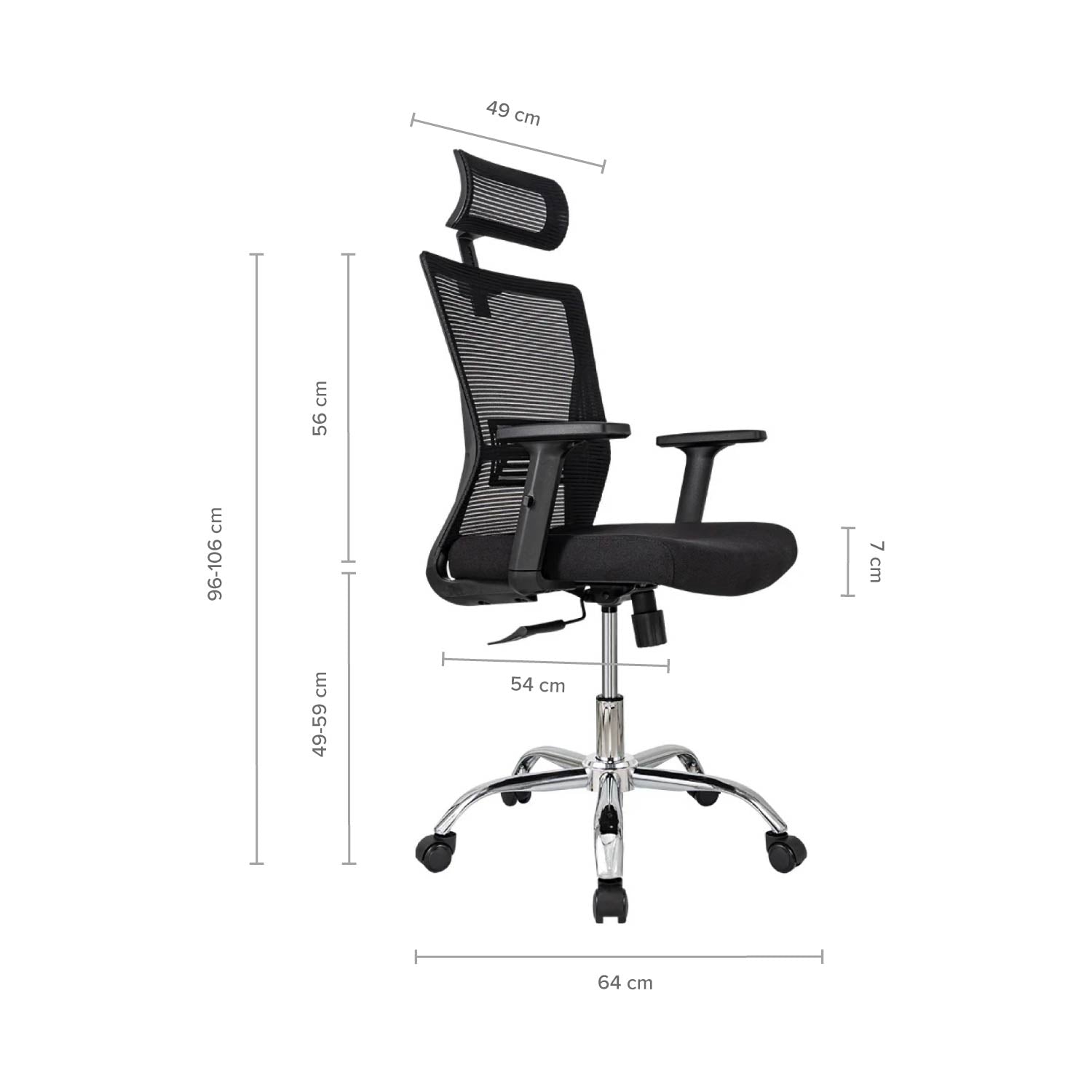 Silla de Oficina Presidente Praga Premium