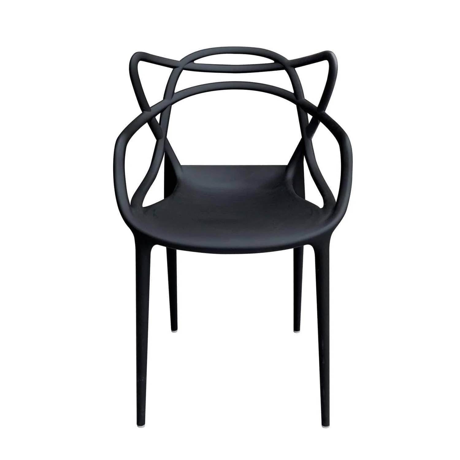 Silla Plástica Sidney Negra