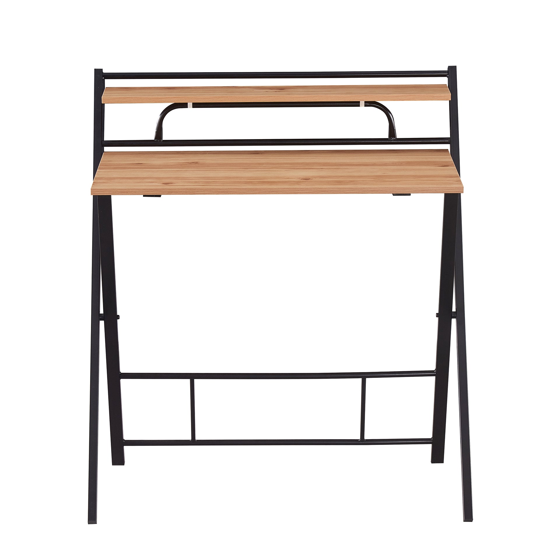 Escritorio Plegable Tripoli con Repisa Negro