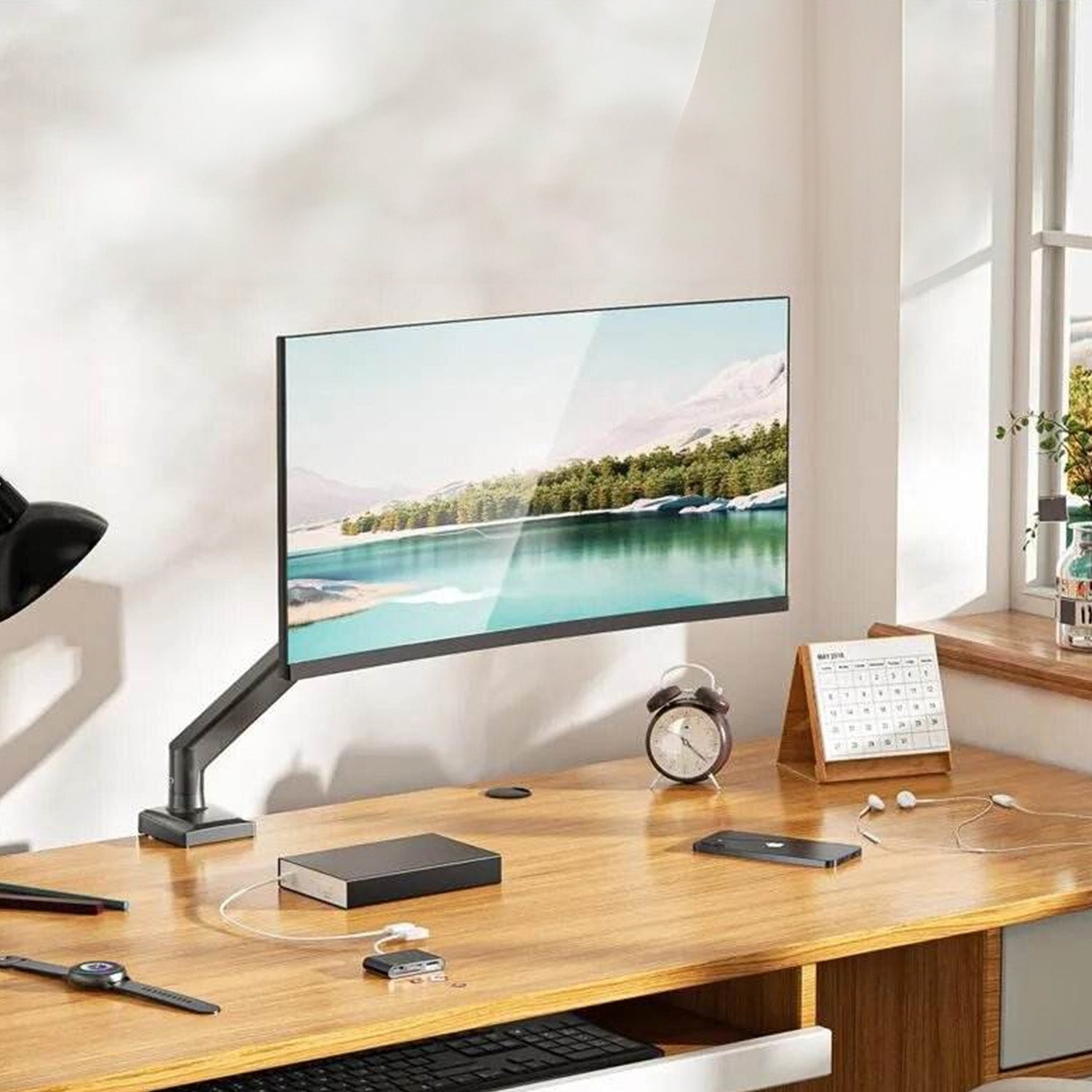 Soporte Brazo para Monitor Flexigas Eco hasta 32"