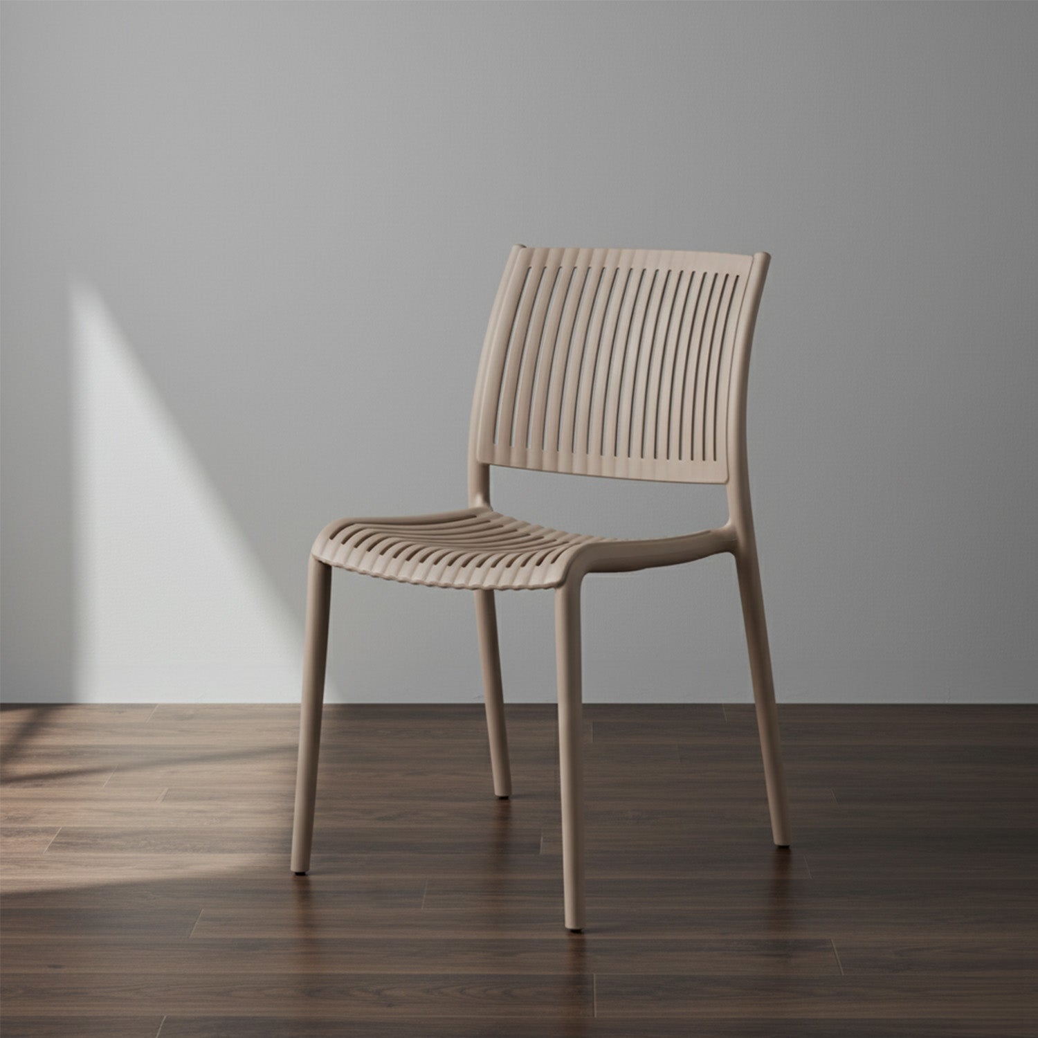 Set 4 Sillas Plásticas Classic Varilladas Beige