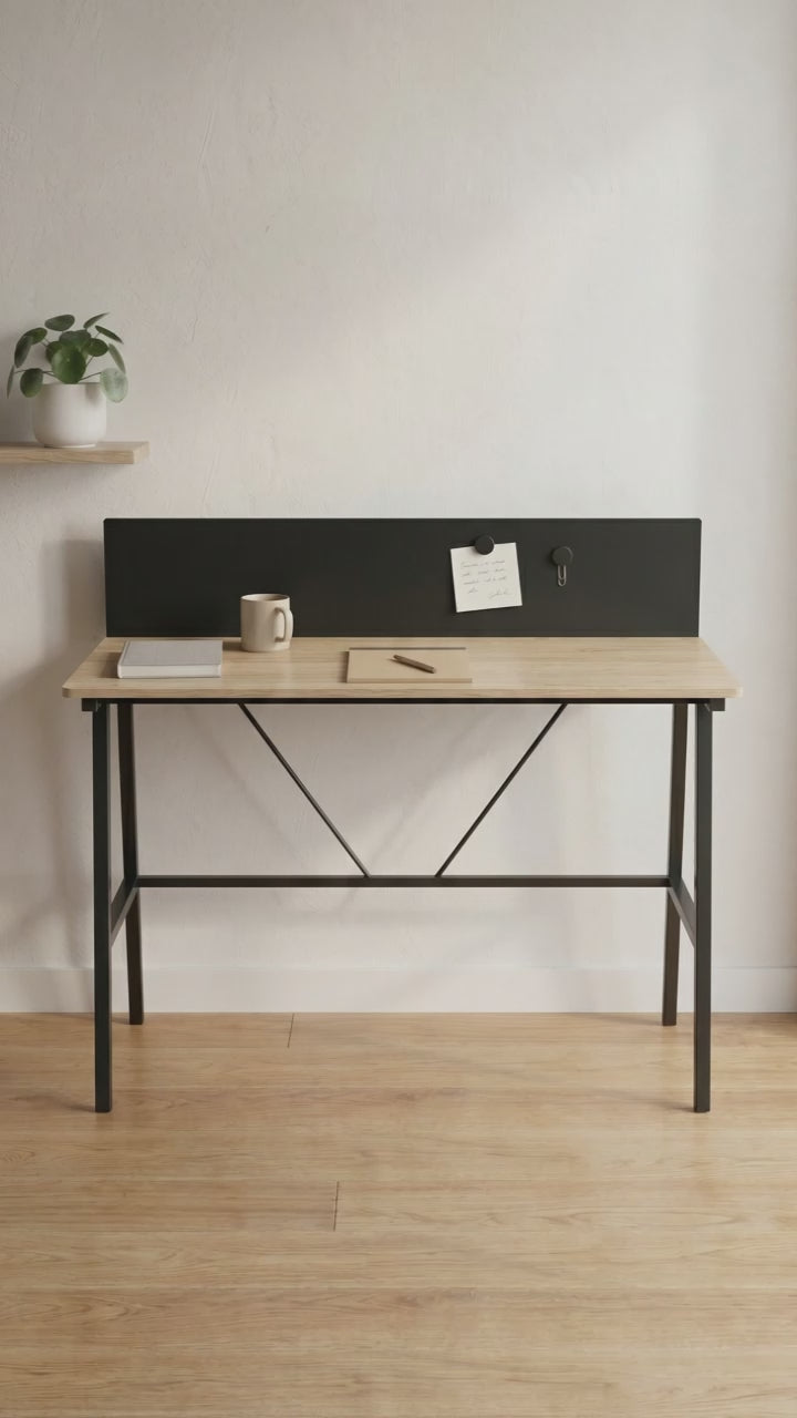 Escritorio Desk-25 con Board Metálico