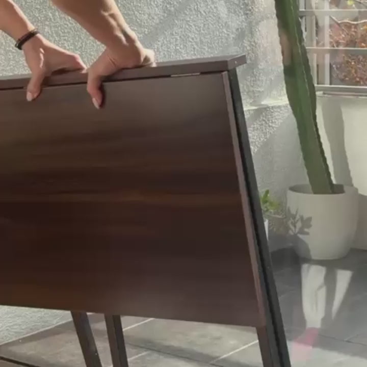 Escritorio Plegable Wengué Café
