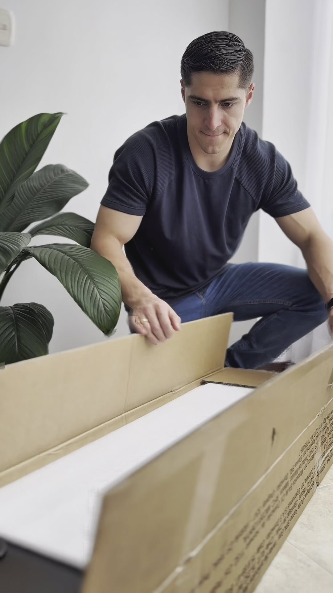 Escritorio Eléctrico Ajustable Con Rodachinas Negro