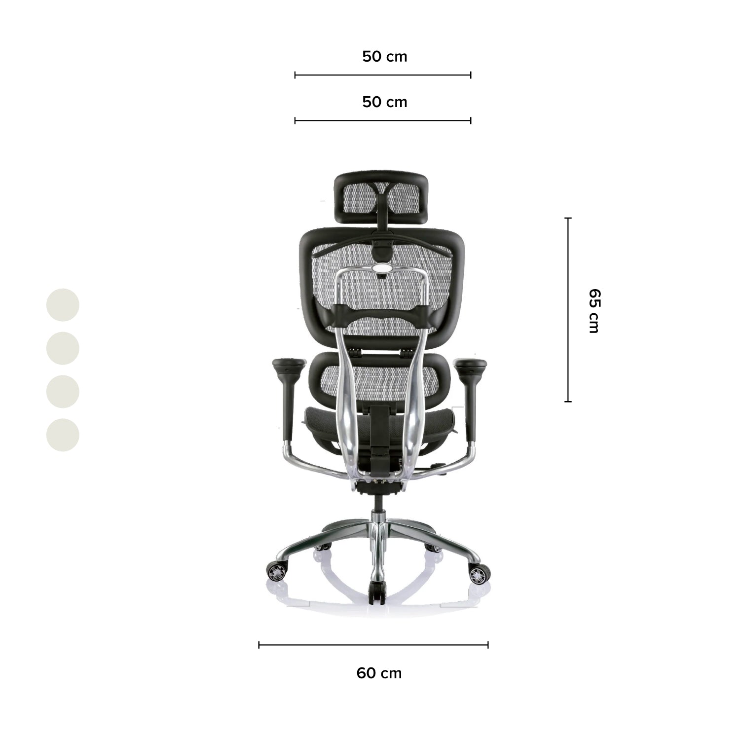 Silla de Oficina Presidente Ergohuman Lujo