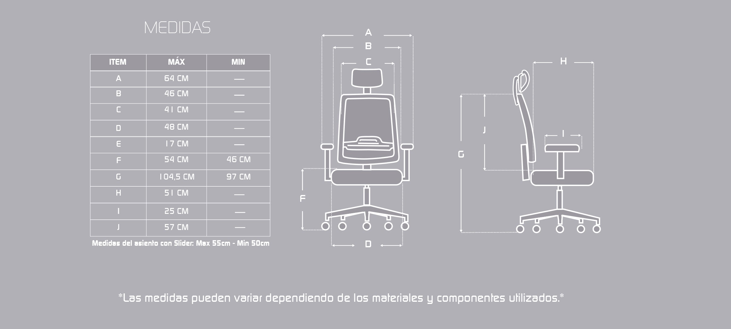 Silla de Oficina Presidente Think