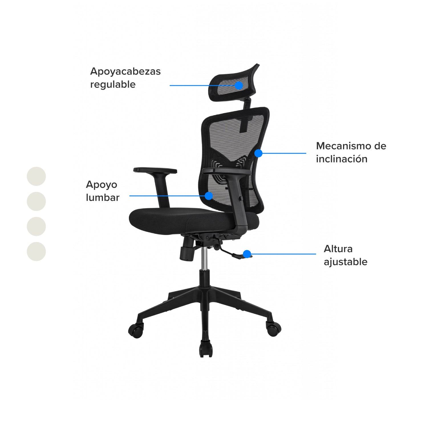 Silla de Oficina Presidente Ankara